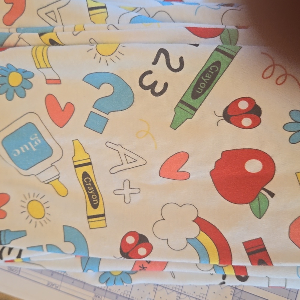 NWOT Unisex Size 8 And Size 10 Kids Pajamas School Themed - Picture 10 of 12